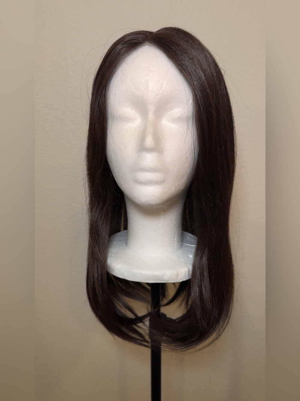 Eawwii Dark Brown Synthetic Hair Toppers for Women with Thinning